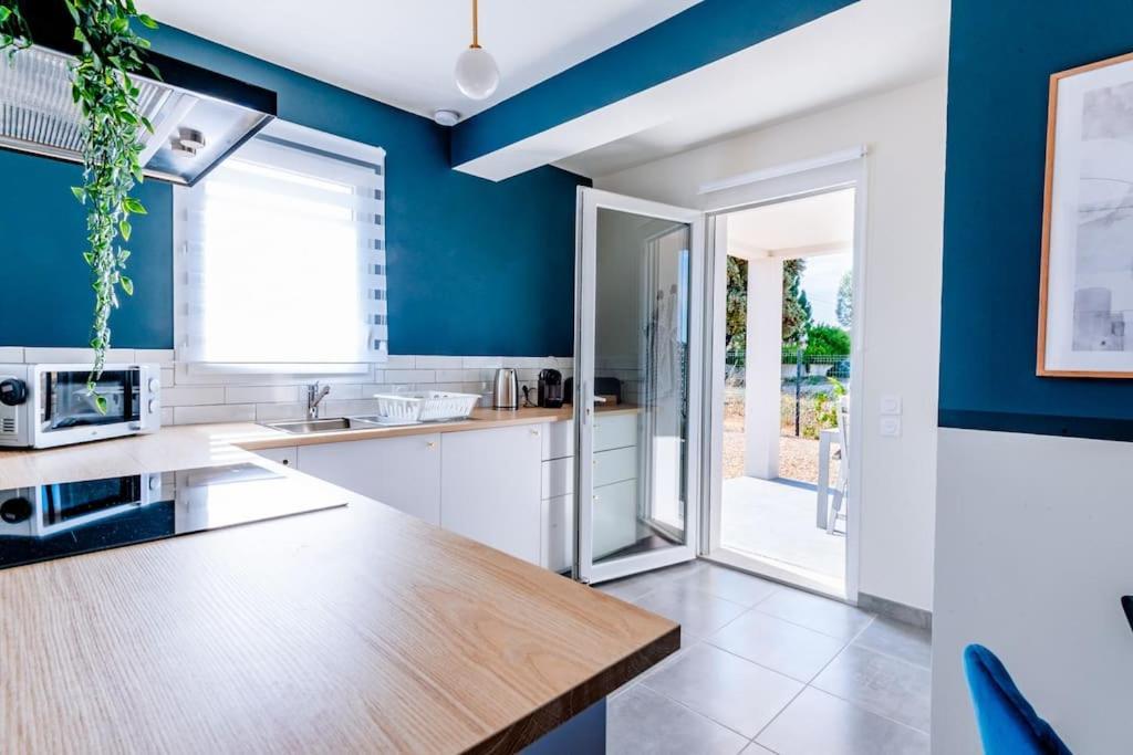 ☆ Blue Provencal Appartement ☆ Morieres-les-Avignon 외부 사진